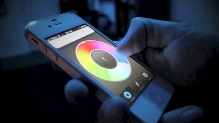 Wybór koloru LED w smartfonie